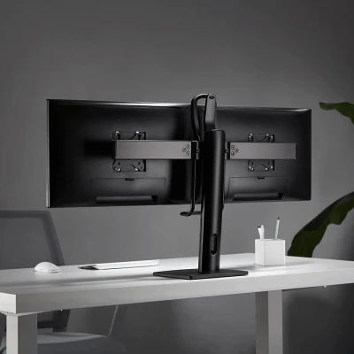 NOSAČ STALAK ZA DVA MONITORA GEMBIRD MS-D2-01, do 27”, up to 6 kg