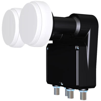Inverto LNB,Monoblock 2 satelita na 4 prijemnika,raspon 6°,sum 0.2dB - IDLB-QUDM21-MNOO6-8PP