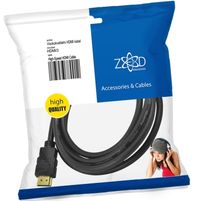 ZED electronic HDMI kabl, 3.0 met, ver. 1.4 - HDMI/3