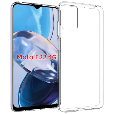 NN-Su Maska za Motorola Moto E22, Transparent - Motorola E22 TPU Phone Case