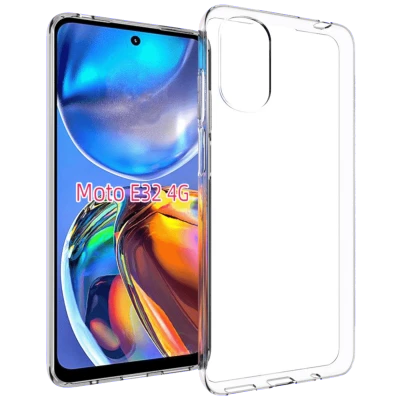 NN-Su Maska za Motorola Moto E32 4G, Transparent - Motorola E32 4G TPU Phone Case
