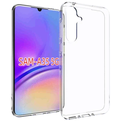 NN-Su Maska za Samsung A35 5G, Transparent - Galaxy A35 5G TPU Phone Case