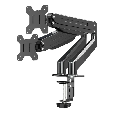 NOSAČ ZA DVA MONITORA ESPERANZA DESK HOLDER WITH GAS SPRING FOR 2 COMPUTER MONITORS 17"-27" MACHE, ERW020