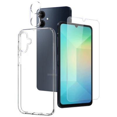 NN-Su Combo Maska za Samsung A06 sa sa zaštitom ekrana i objektiva - A06 TPU Phone Case;Screen Protector