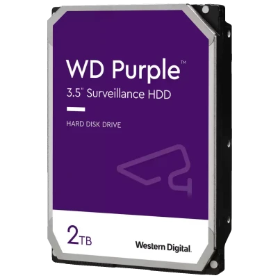 Western Digital Hard disk 3,5", 2TB, Caviar Purple, pog. za video nadzor - WD23PURZ