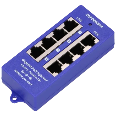 Extralink PoE iInjector sa 4 1000Mb/s RJ45 porta, pasivni - 4 Port Gigabit PoE Injector