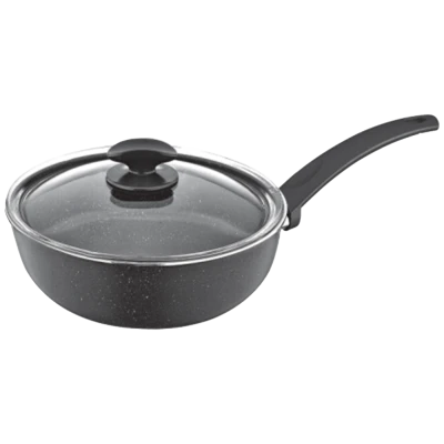 Zilan Tava sa staklenim poklopcem, granit, 24 cm - ZLN2065