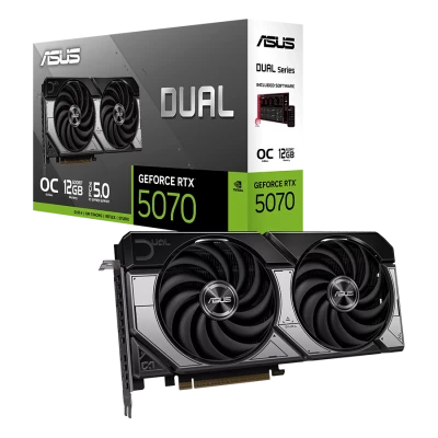 VGA ASUS DUAL-RTX5070-O12G 12GB GDDR7 , 192-bit, 3x DP, 1x HDMI