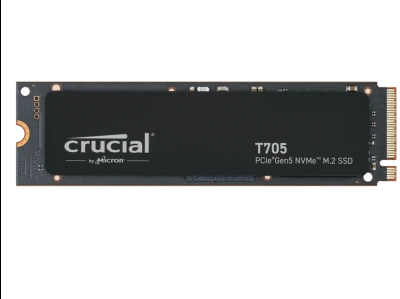 Crucial SSD T705 1TB NVMe M.2PCIe Gen 5 x4;13600/10200 MB/s