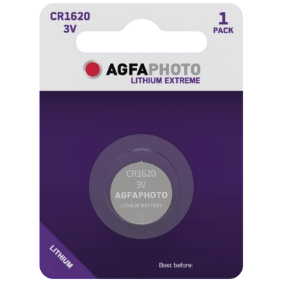 Agfa Baterija litijska CR1620, 3V dugmasta, blister pak. 1 kom. - APCR1620 B1