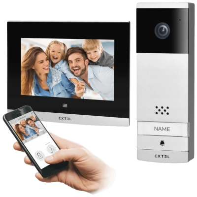 Extel Video interfon 7", bežični set,  WiFi Dual Band - 720313