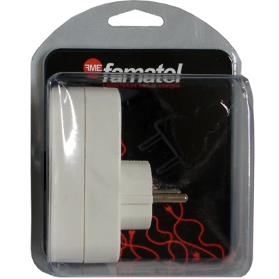 Famatel Strujni razdjelnik 3 utičnice, 10-16A/250V, blister - 1304.1