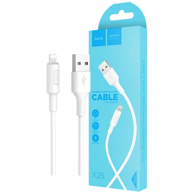 hoco. USB kabl za iPhone, Lightning kabl, 1 met., 2 A, bijela - X25 Soarer Lightning, White