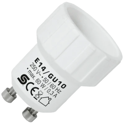 home Adapter za sijalično grlo GU10 na E14 - E14/GU10