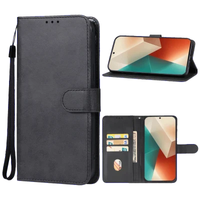 NN-Su Futrola preklopna za Redmi Note 13, koža, crna  - Redmi Note 13 5G Phone Case(Black)