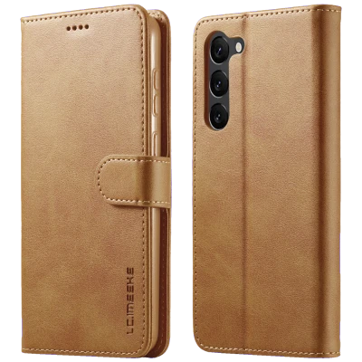NN-Su Preklopna futrola za Samsung S24+, koža, braon - Galaxy S24+ Leather Case(Brown)