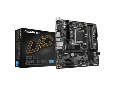 Gigabyte MB B760M DS3HLGA1700; 4xDDR5; 2xM.2, 4xSATA6xUSB; VGA, HDMI, 2xDP; mATX