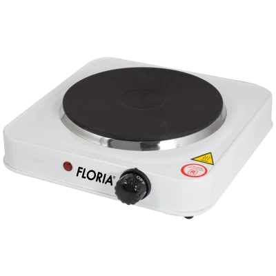 Floria Električno kuhalo, 1 ploča - 15 cm, 1000 W, bijela - ZLN2805 WH