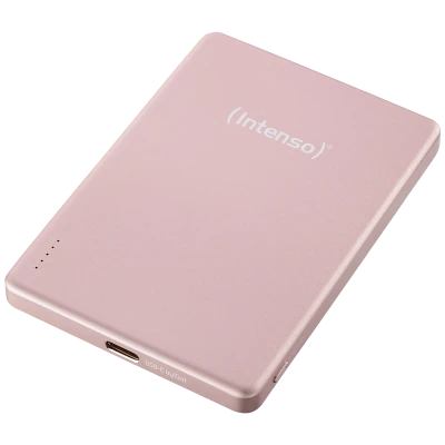 (Intenso) Prijenosni punjač, MagSafe, 5000mAh, bežični, Rose - POWERBANK MW5000 Rose
