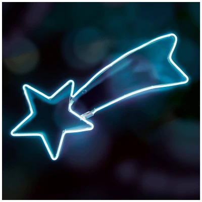 home Dekorativna rasvjeta, LED neonska figura, zvijezda padalica - NEON 1