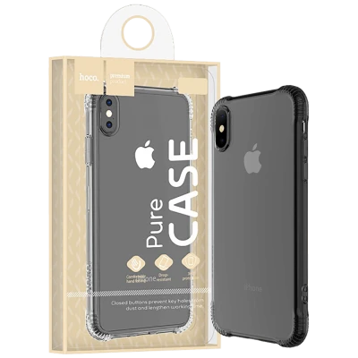 hoco. Maska za iPhone X / XS, crna - Armor series Case iPhone X/XS