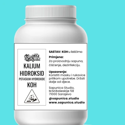 Kalium Hidroksid KOH  80 gr