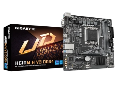 Gigabyte MB H610M H V3 DDR4LGA1700; 2xDDR4; M.2, 4xSATA6xUSB; VGA, HDMI; mATX