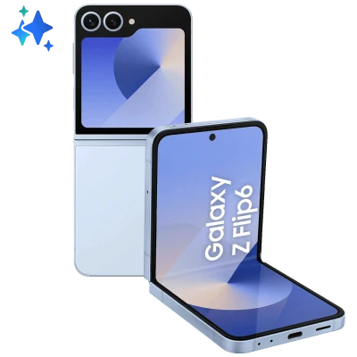 Samsung Smartphone 6.7/3.4", 5G, 8-Core 3.39GHz, RAM 12GB, 50Mpixel - Galaxy Z Flip 6 5G 12/256GB Blue