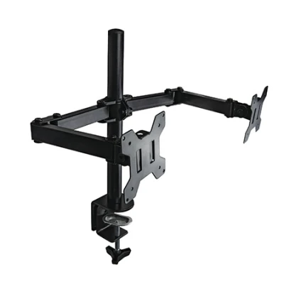 NOSAČ ZA DVA MONITORA GEMBIRD MA-DF2-01, (tilting), 13”-27”, up to 7 kg