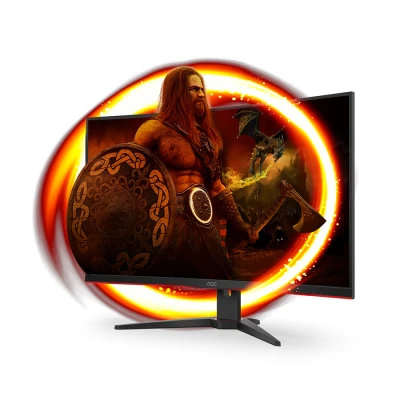 MONITOR AOC 31.5" C32G2ZE Full HD Zakrivljeni. Frameless.16:9,240Hz, 4ms, 300 cd/m2, 4000:1, HDMIx2. DP, vesa