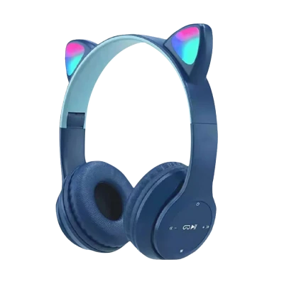 Slušalice za djecu bluetooth cat P47M navy blue