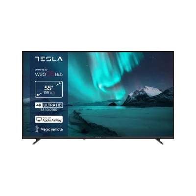 TESLA TV 55E655BUW 4K WebOS Miracast-AirPlay Magic Remote Control