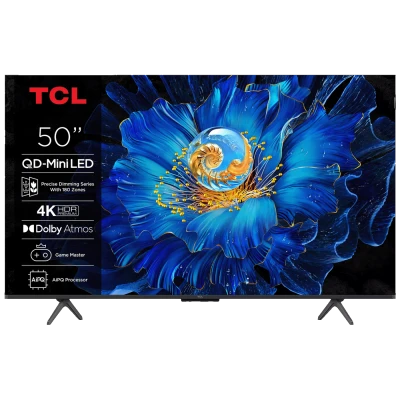 TCL Televizor Smart QD-Mini LED 4K UltraHD 50", Google TV - 50C61KS