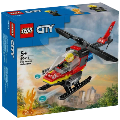 Lego Vatrogasni spasilački helikopter, LEGO City