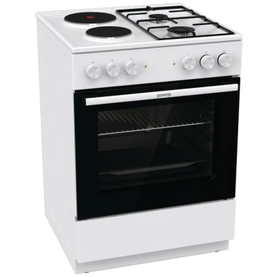 Gorenje Kombinirani štednjak, pećnica 65 l, 5200W, A - GK6A10WG