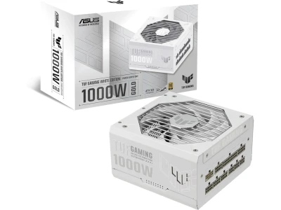 ASUS PSU TUF-GAMING-1000G-WHT1000W 80Plus Gold;Full modular1x16pin;4x8 pin;5 x SATA