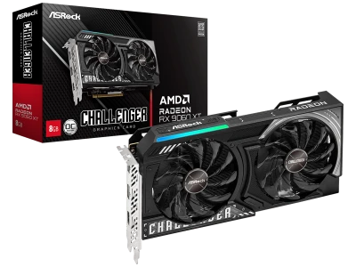 ASROCK VGA RX 9060 XT 8GBChallenger, GDDR6, 128bit2xDP, HDMI