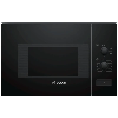 Bosch Ugradbena mikrovalna pećnica, 800 W, kapacitet 20 l, crna - BFL520MB0