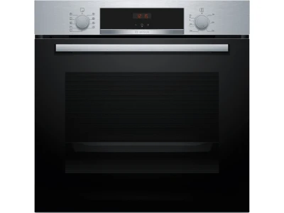 BOSCH pećnica  Serie 4| INOX, A, EcoClean, 71L,Teleskopska vodilica, 7 programa,old:HBA513BS1