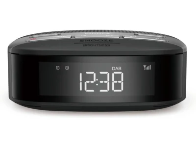 Philips TAR3505/12 budilnikFM; DAB+; Dvostruki alarm;Izlazna snaga (RMS) 1W;