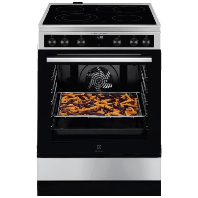 Electrolux Štednjak 4 staklokeramičke ringle, pećnica 73 lit., 60 cm, A - LKR66021MX