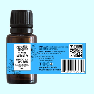 Eterično ulje slatka narandža - Citrus sinensis 10 ml
