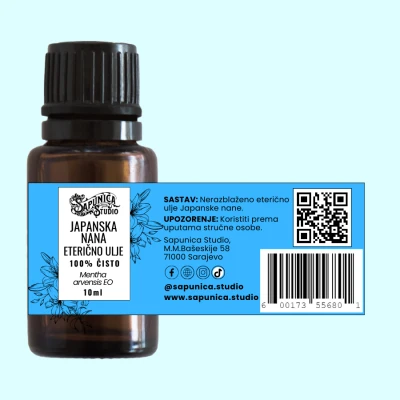 Eterično ulje japanske nane - Mentha arvensis 10 ml