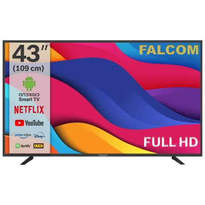 Falcom Televizor Smart LED  43" FullHD,Bluetooth ,WiFi, Android - TV-43LTF022SM