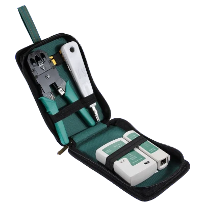 NN-Su Alat za motažu LAN i telefonskih konektora, set - 5in1 RJ45/RJ11/Cat5/Cat6 Tools