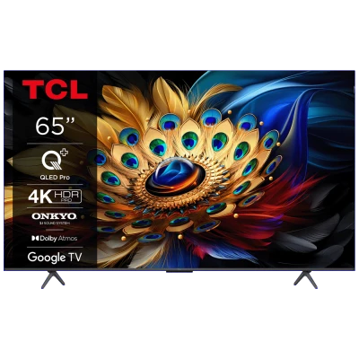 TCL Televizor Smart QLED 4K UltraHD 65", Google TV - 65C655