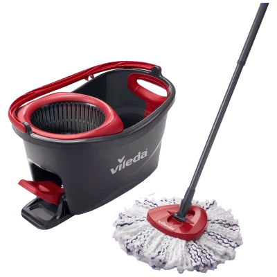 Vileda Set za čišćenje, mop sa kantom, 3in1 Turbo Spin Mop - Spin Mop Turbo 3w1 Microfibre