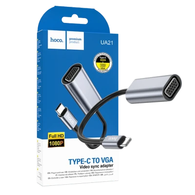hoco. Adapter USB type C na VGA - UA21