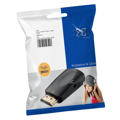 ZED electronic Adapter HDMI na VGA + audio - HDMI-VGA