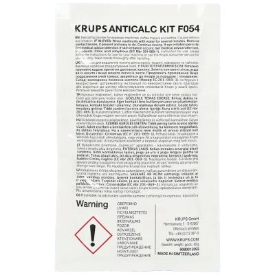 Krups Prah za čišćenje kamenca - F054001A